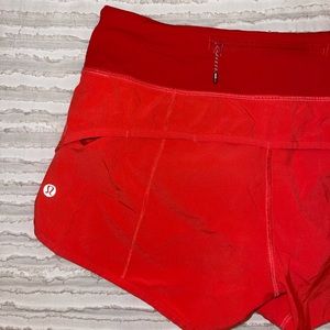 Lululemon speed shorts